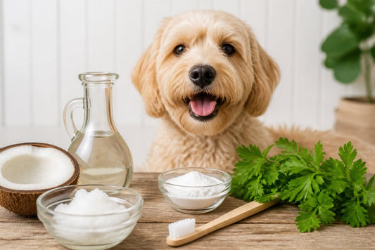 Natural Dog Breath Freshener Safe for Daily Use